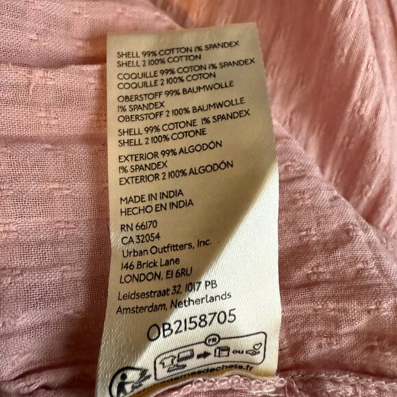 Free People Desert Dazed Midi Dress Women's Large Pale Mauve Boho Sleeveless NWT - Picture 15 of 15